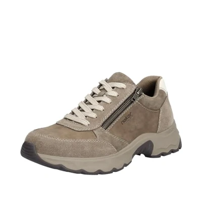 Afbeelding van Rieker 11400 Vetersluiting voor heren, bruin, 42 EU breed, Breed