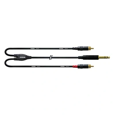 Afbeelding van CORDIAL Y kabel stereo/2 Rca jack 3 m