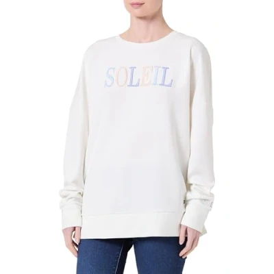 Afbeelding van Key Largo WSW Soleil Round Sweater, Dames, Maat: Medium, Offwhite