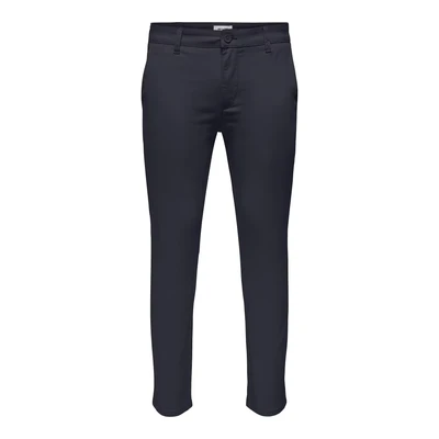 Afbeelding van Only &amp; Sons Onsmark PETE SLIM NOOS Chino, Heren, Maat: 28x34, Dark navy