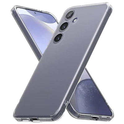 Afbeelding van Ringke Fusion Compatibel met Samsung S24 Case, Anti Vingerafdruk Phone Cover Doorschijnend Schokbestendig Bumper Hoesje Voor Galaxy Matte Clear