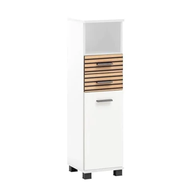 Afbeelding van Schildmeyer Halfhoge kast Katta, breedte 30 cm Verwisselbare deur aanslag, lades met akoestische print