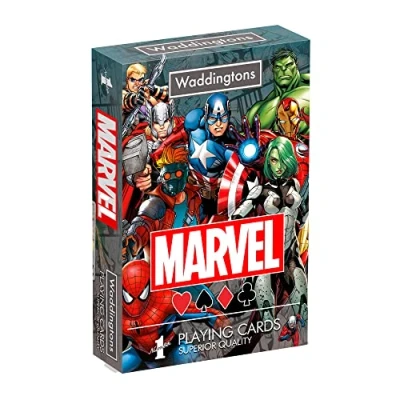 Afbeelding van Winning Moves Marvel Universe Number 1 Speelkaarten Multicolours