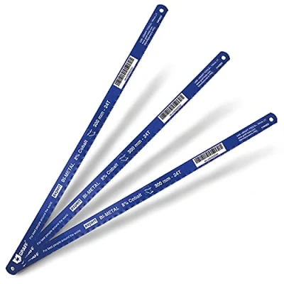 Afbeelding van GRAFF Metaalzaagblad 300 mm 24 Tpi Tanden per inch Bimetaal Zaagblad 8% Kobalt Zaagbladen voor Handzaagblad 3 Stucks
