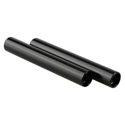 Afbeelding van CAMVATE 15mm Aluminium Rod Extension Pipe voor DLSR Camera Support System (10 cm lengte, zwart, paar)