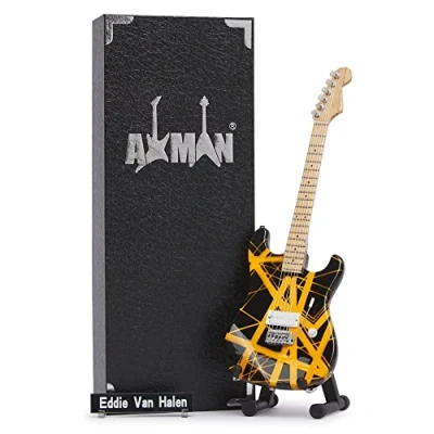 Afbeelding van Eddie Van Halen Miniatuur Gitaar Replica Muziekgeschenken Handgemaakte Sier 1/4