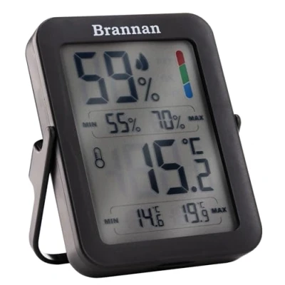 Afbeelding van Kamer Thermometer Binnenvochtigheidsmeter Hygrometer Nauwkeurige Kamertemperatuuropname Max Min Met Digitaal Lcd scherm om te controleren Huis Kantoor Kwekerij Kas