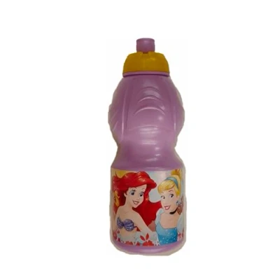 Afbeelding van ALMACENESADAN, 4940 eerste schoolset, kerstcadeau, bestaande uit sportfles, 400 ml, meerkleurig, herbruikbaar, BPA vrij, gelicentieerd product (prinses)