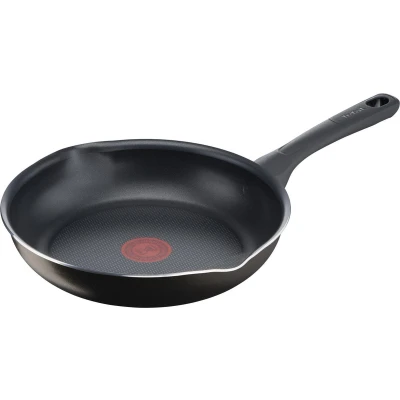 Afbeelding van Tefal Day by Koekenpan Ø20cm Niet geschikt voor Inductie Anti aanbaklaag Schenktuiten Aluminium Zwart
