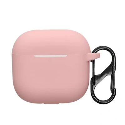 Afbeelding van kwmobile cover voor oordopjes case geschikt Apple Airpods 4 Trendy beschermhoes draadloze in oudroze