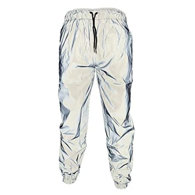 Afbeelding van NewL Reflecterende Broek Mannen Running Dance Fietsen Fluorescerende Broek, Grijs, L