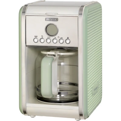 Afbeelding van Ariete 1342/04 Vintage koffiezetter tot 12 kops 24 uurs timer warmhoudplaat Groen