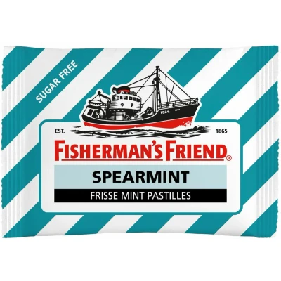 Afbeelding van 6x Fishermansfriend Zak Spearmint Suikervrij 25 gr