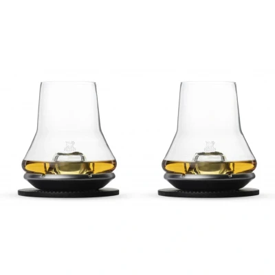 Afbeelding van Peugeot Whiskey Glas + Houder Les Impitoyables 290 ml