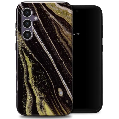 Afbeelding van Samsung Galaxy S23 FE Hoesje Kunststof Selencia Hardcase/Backcover Chic Marble Telefoonhoesje
