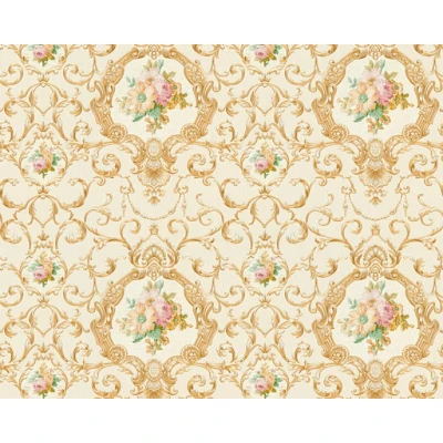 Afbeelding van AS Creation Chateau 5 34391 Goud / Geel