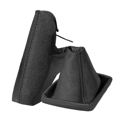 Afbeelding van Schakelzak, handremmanchet, set compatibel met Opel Astra H bouwjaar 2004 2010, echt leer