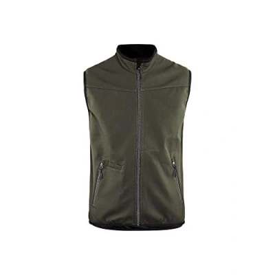 Afbeelding van Blåkläder Softshell bodywarmer unite zwart groen, maat XS, Geschikt voor Veehouderij
