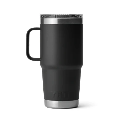 Afbeelding van YETI Rambler Travel Mug, Stainless Steel Vacuum Insulated Mug with Stronghold Lid, Black, 20 oz (591 ml)