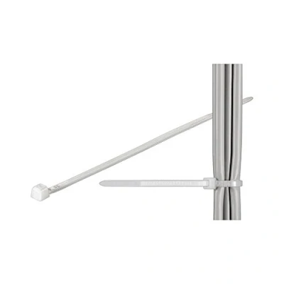 Afbeelding van Techly 200 x 2.5mm kabelbinder Nylon Wit 100 stuk(s)