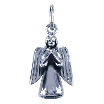 Afbeelding van Zilveren Engel ketting hanger 2