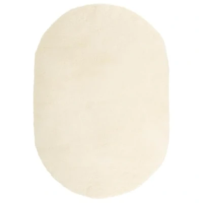 Afbeelding van vidaXL Vloerkleed hoogpolig 300x200 cm polyester crèmekleurig