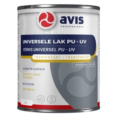 Afbeelding van Avis PU Siegel Hoogglans 1 liter Blanke lak &amp; Beits