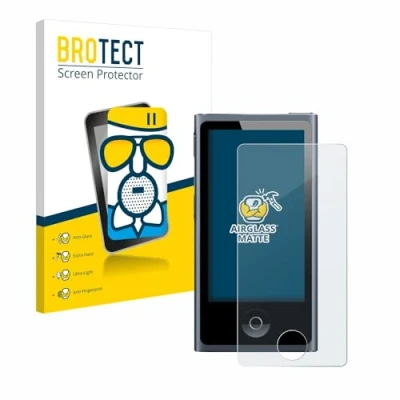 Afbeelding van BROTECT Screenprotector voor Apple iPod nano 2012 (7. Gen.) Folie Beschermfolie Beschermglas matte