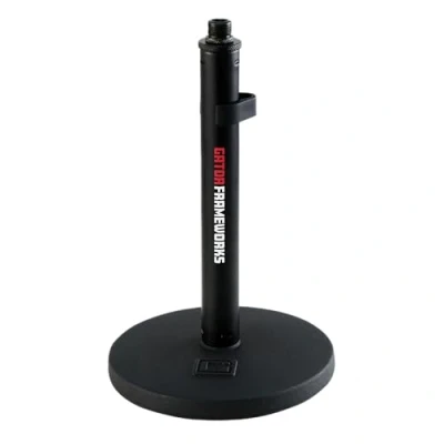 Afbeelding van Gator Frameworks Standaard Desktop Microfoonstatief met vaste hoogte (GFW MIC 0600)
