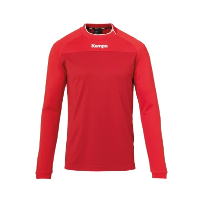 Afbeelding van Kempa Prime Longsleeve, Maat: XL, Chilirot rot