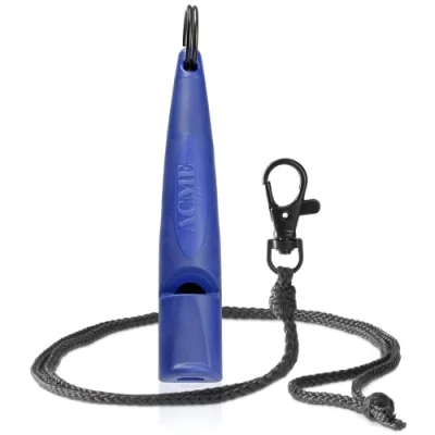 Afbeelding van ACME Hondenfluitje nr. 210,5 (update 2023) met gratis fluitband in matzwart Alpha Ideaal voor het terugroepen groot bereik frequentiegestandaardiseerd (Baltic Blue)
