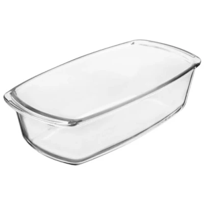 Afbeelding van Broodvorm Glas 27 cm Broodpan Cakevorm Brood Broodbakvorm Bakvorm