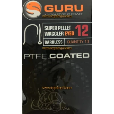 Afbeelding van Guru Super Pellet Waggler Barbless (10 pcs) Maat : 12