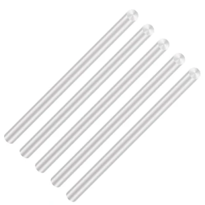 Afbeelding van LAVMHAB 6063 aluminium ronde staaf 6 mm x 100 mm, solide schachten staven, voor doe het zelf knutselmodellen (5 stuks)