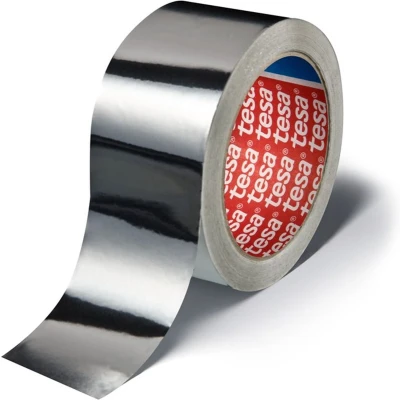 Afbeelding van Tesa aluminium tape 50mm x 50m 30 μm dampdicht
