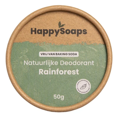 Afbeelding van HappySoaps Natuurlijke Deodorant Gevoelige Huid Rainforest 50ml