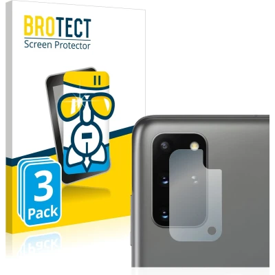 Afbeelding van BROTECT Screenprotector voor Samsung Galaxy S20 Plus / 5G (Camera) Folie Beschermfolie Beschermglas transparant (3 Stuks)