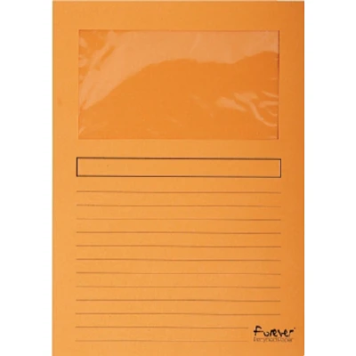 Afbeelding van Venstermap Exacompta Forever L map 120gr oranje