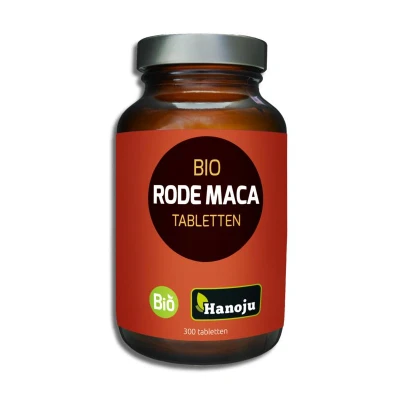 Afbeelding van Hanoju Bio Rode Maca tabletten, 300 tabletten