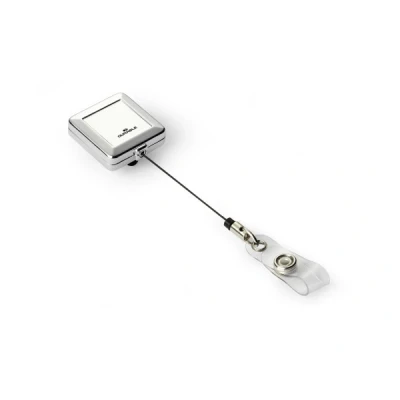 Afbeelding van Durable Badge reel chrome quadro