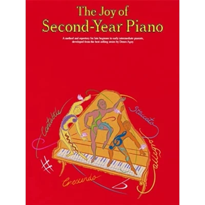 Afbeelding van The joy of second year piano piano: A Method and Repertory for Late Beginner to Early Intermediate Piano.
