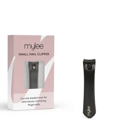 Afbeelding van Mylee kleine nagelknipper professioneel, slank, matzwart, roestvrij staal, in salonkwaliteit voor het nauwkeurig trimmen van vingernagels