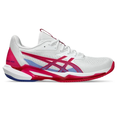 Afbeelding van Asics Solution Speed 3 Tennisschoenen voor kleibanen, Dames, Maat: 42, White bright rose Mesh