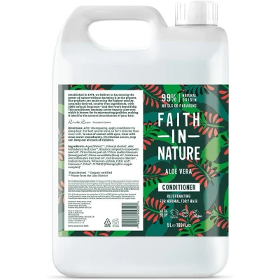 Afbeelding van Faith In Nature Aloë Vera Conditioner Navulverpakking 5LT