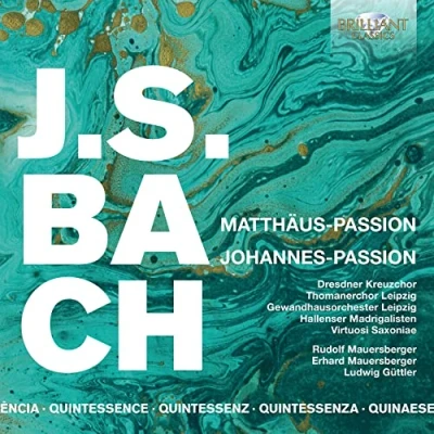 Afbeelding van Dresdner Kreuzchor, Thomanerchor Leipzig, Ludwig Güttler Quintessence J.S. Bach: Matthäus Passion, Johannes Passion (5 CD)