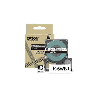 Afbeelding van Epson LK 6WBJ Zwart, Wit