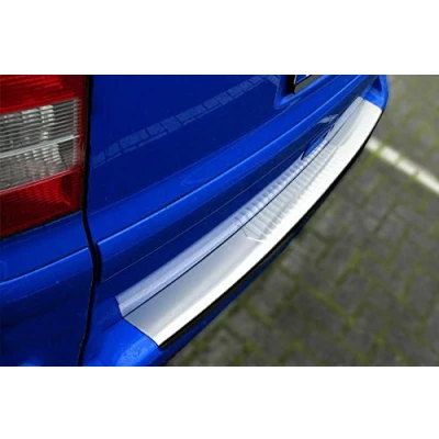 Afbeelding van bumperbescherming voor VW T5 MULTIVAN CARAVELLE Transporter 2003 2015 roestvrij staal matte bescherming