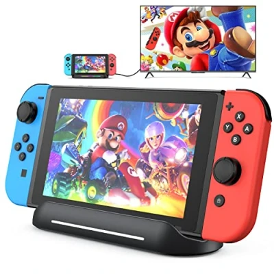 Afbeelding van Switch TV Docking Station voor Nintendo Switch/Switch OLED, 4K/1080P HDMI Travel Adapter Draagbare oplaadstandaard, met extra USB 3.0/USB 2.0 poorten