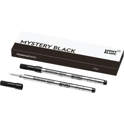 Afbeelding van Montblanc Rollerball Refills F 2 stuk zwart