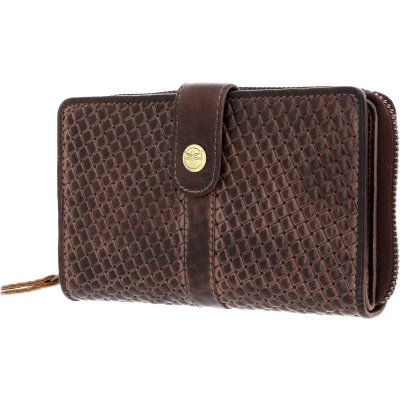 Afbeelding van CHIEMSEE Portemonnee Antwerp Wallet with Flap Brown Bruine